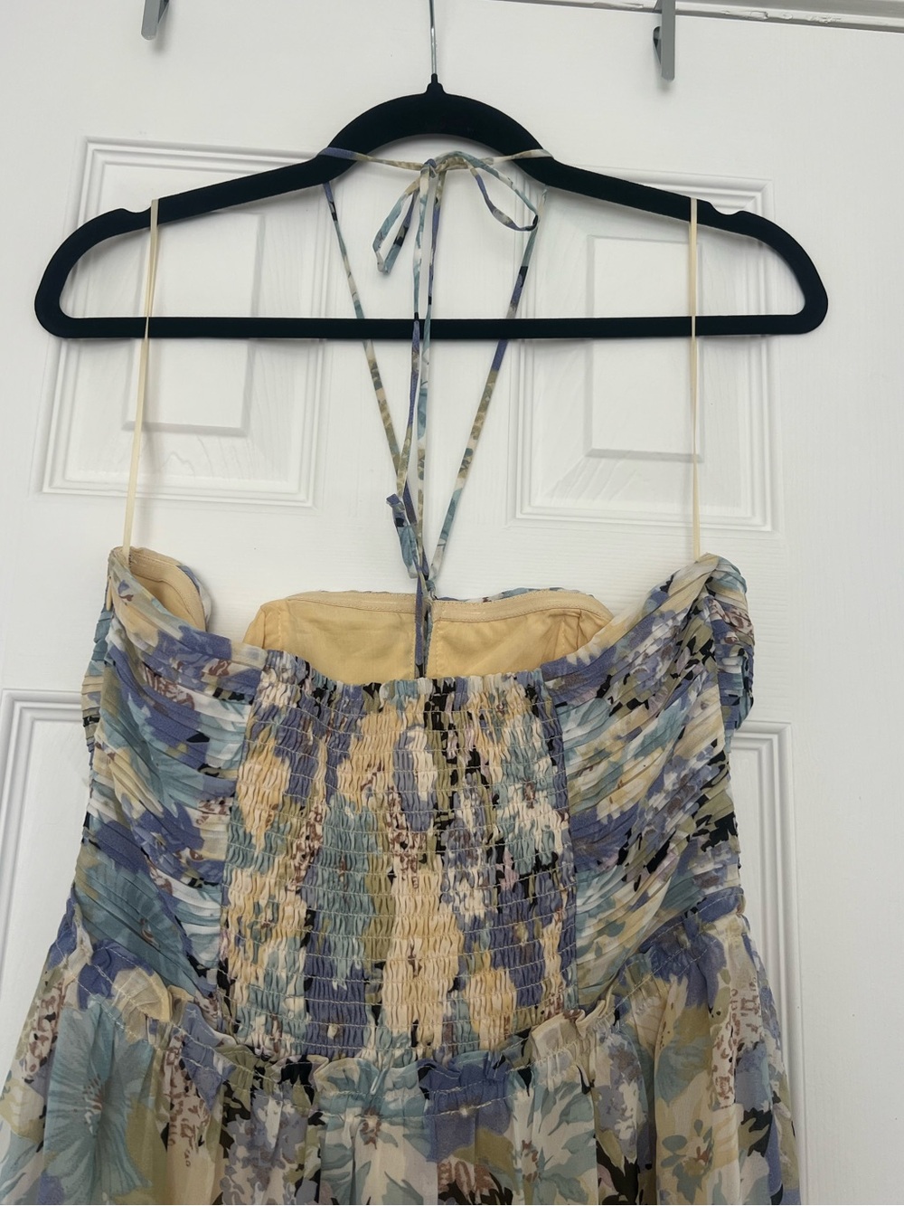 ASTR the label Rozina Maxi Dress in Blue/Green Floral, Size Medium - Picture 7 of 9